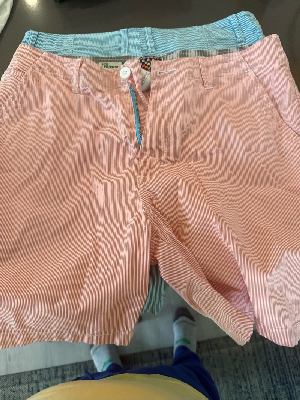 Quiksilver eco friendly Striped Flat Front Men's Shorts